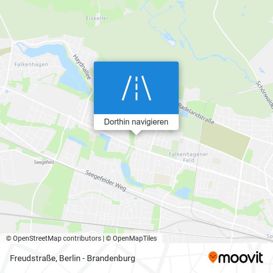 Freudstraße Karte