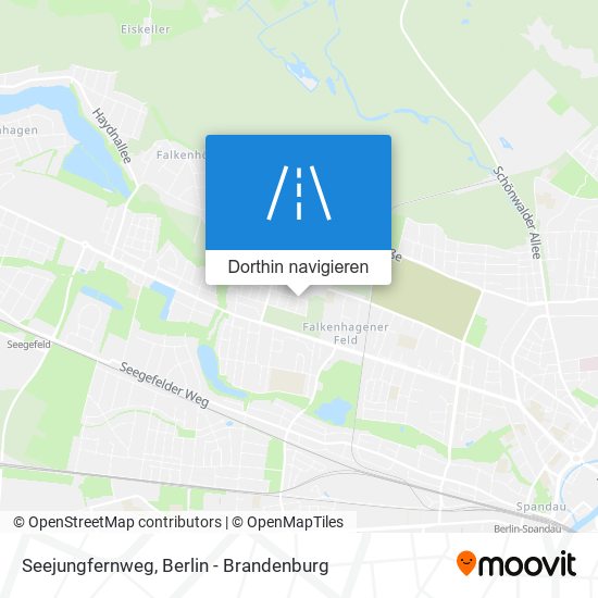 Seejungfernweg Karte