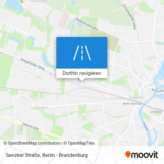 Senzker Straße Karte
