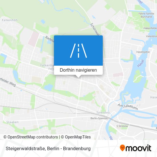 Steigerwaldstraße Karte