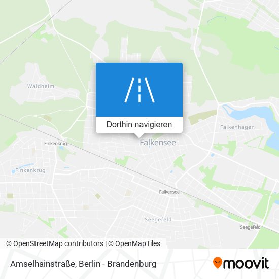 Amselhainstraße Karte