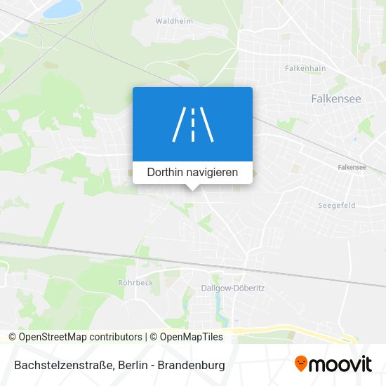 Bachstelzenstraße Karte