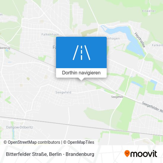 Bitterfelder Straße Karte