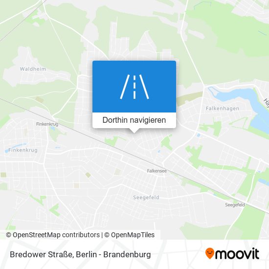 Bredower Straße Karte