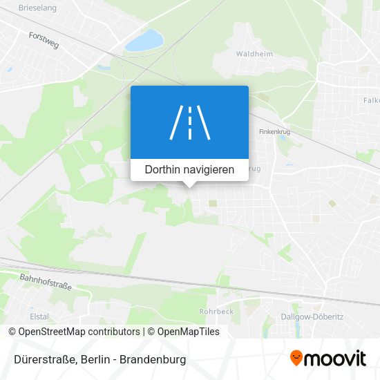 Dürerstraße Karte