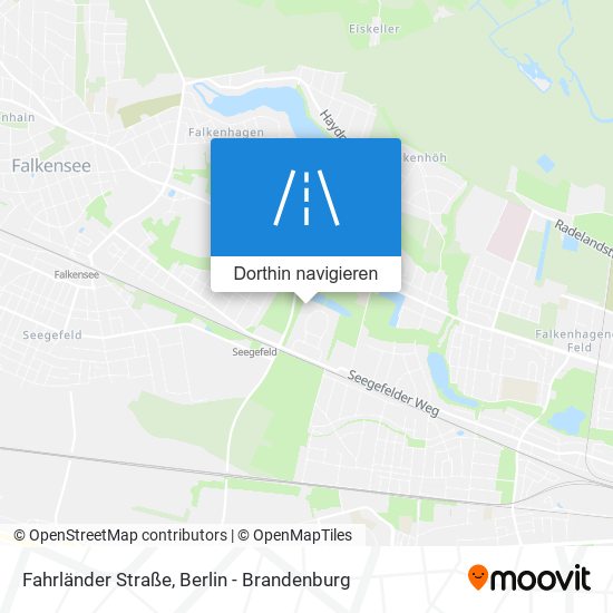 Fahrländer Straße Karte