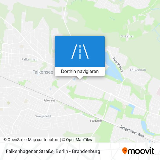 Falkenhagener Straße Karte