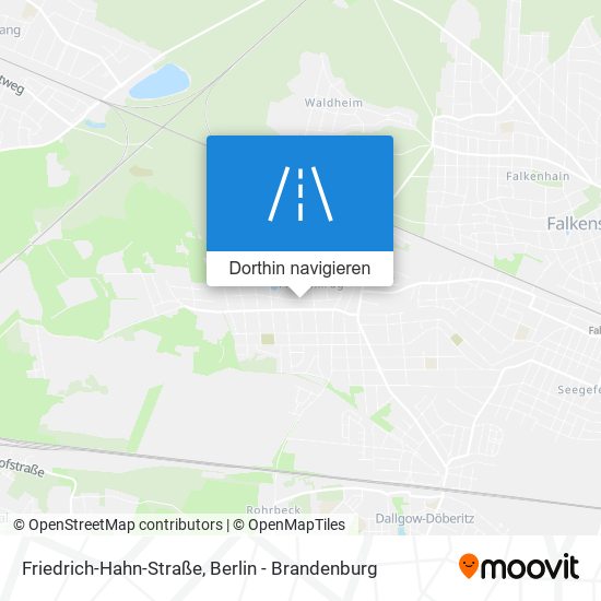 Friedrich-Hahn-Straße Karte
