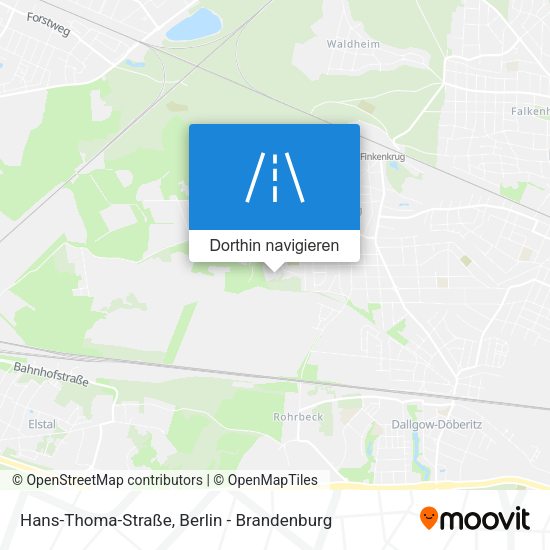 Hans-Thoma-Straße Karte