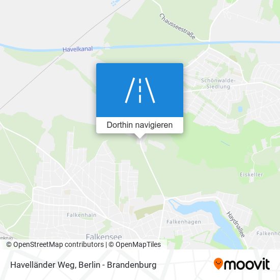 Havelländer Weg Karte