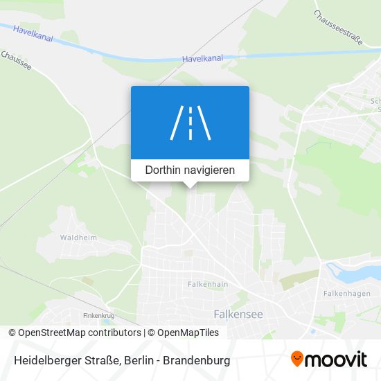 Heidelberger Straße Karte