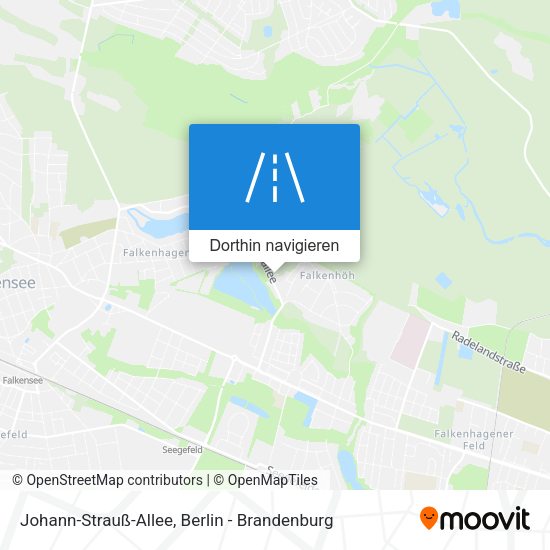 Johann-Strauß-Allee Karte