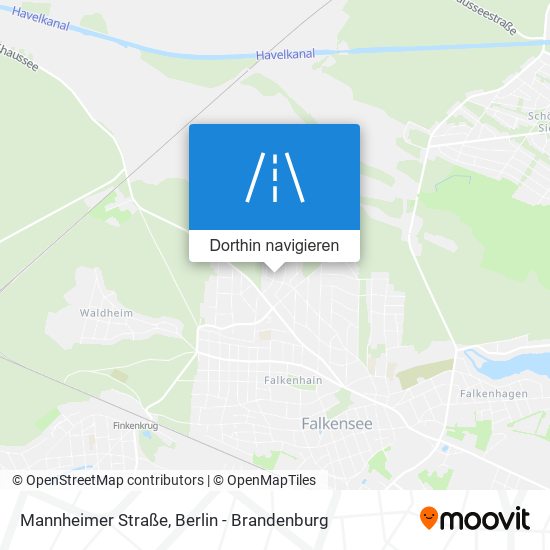 Mannheimer Straße Karte