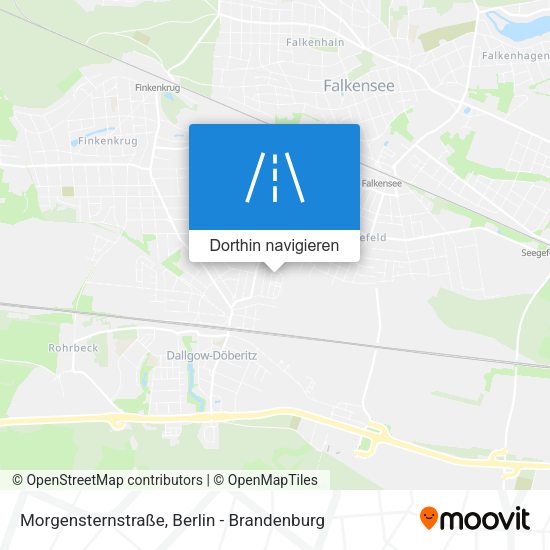 Morgensternstraße Karte