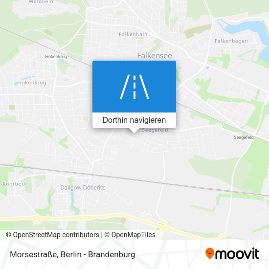 Morsestraße Karte
