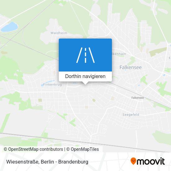 Wiesenstraße Karte