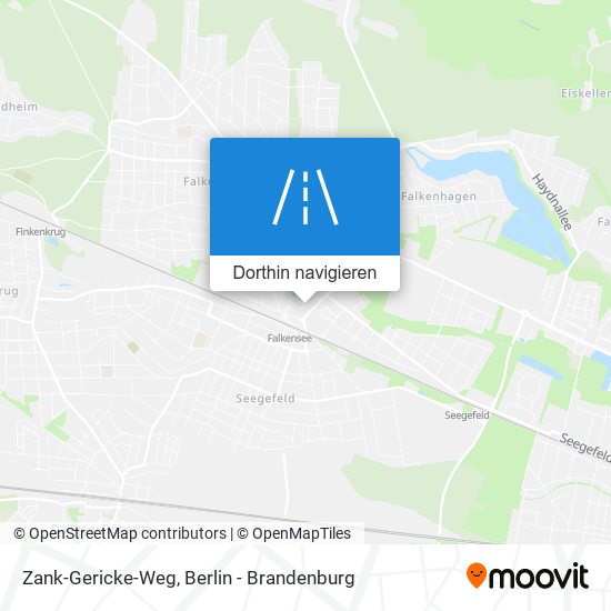 Zank-Gericke-Weg Karte