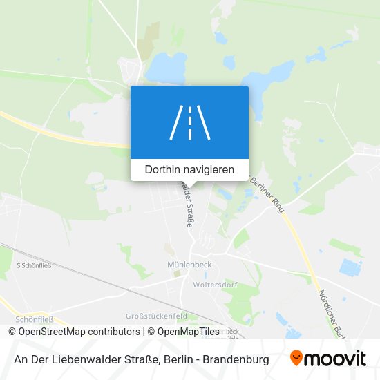 An Der Liebenwalder Straße Karte