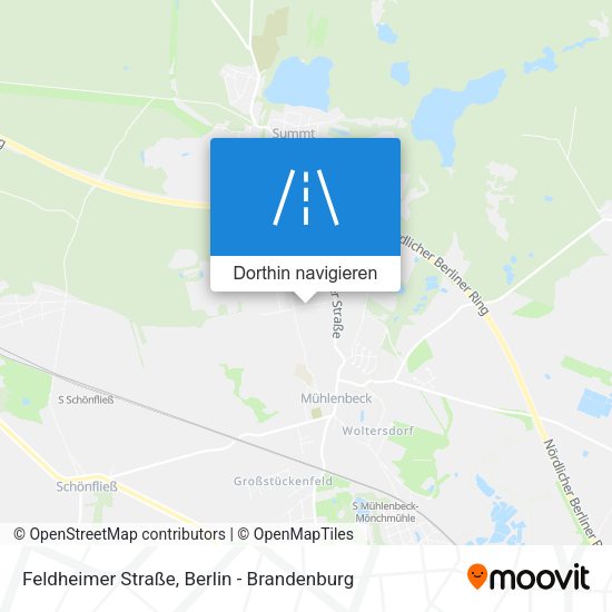 Feldheimer Straße Karte