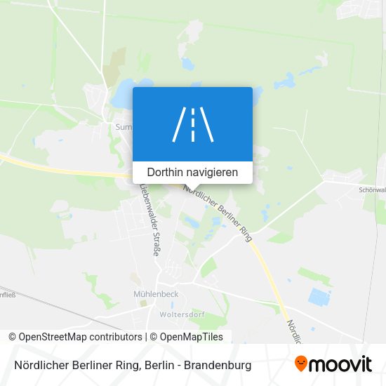 Nördlicher Berliner Ring Karte