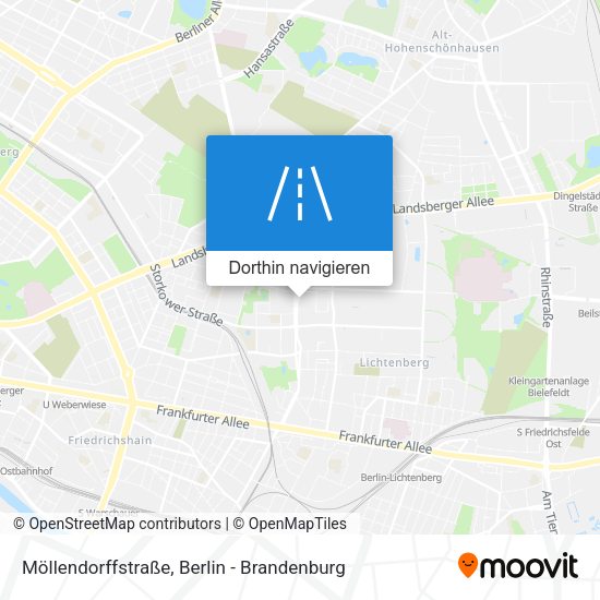 Möllendorffstraße Karte