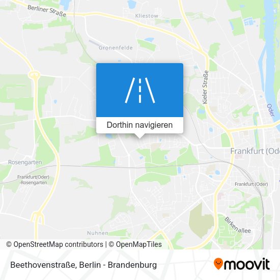 Beethovenstraße Karte