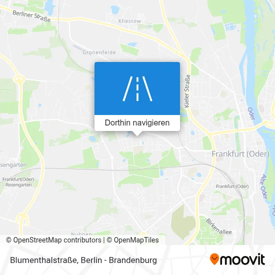 Blumenthalstraße Karte
