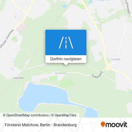 Försterei Malchow Karte