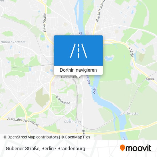 Gubener Straße Karte