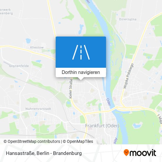 Hansastraße Karte