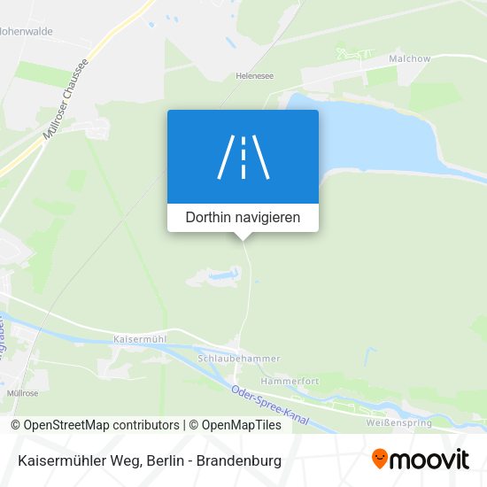 Kaisermühler Weg Karte