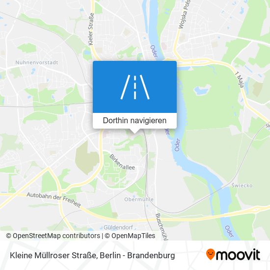 Kleine Müllroser Straße Karte