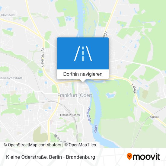 Kleine Oderstraße Karte