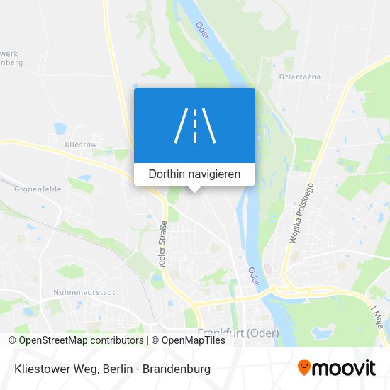 Kliestower Weg Karte