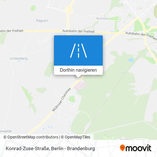 Konrad-Zuse-Straße Karte