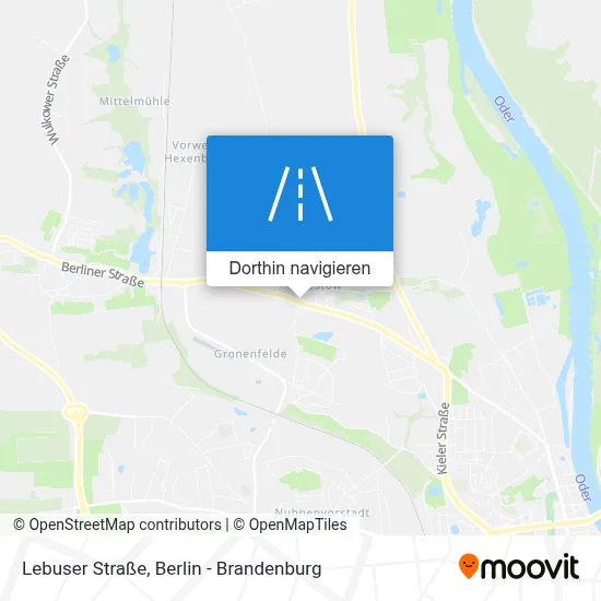 Lebuser Straße Karte