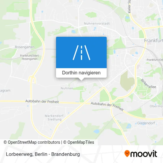 Lorbeerweg Karte