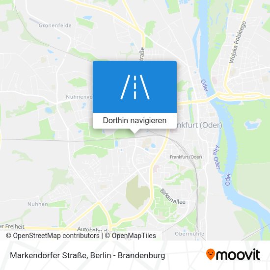 Markendorfer Straße Karte