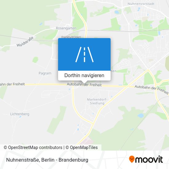 Nuhnenstraße Karte