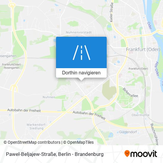 Pawel-Beljajew-Straße Karte