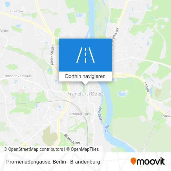 Promenadengasse Karte