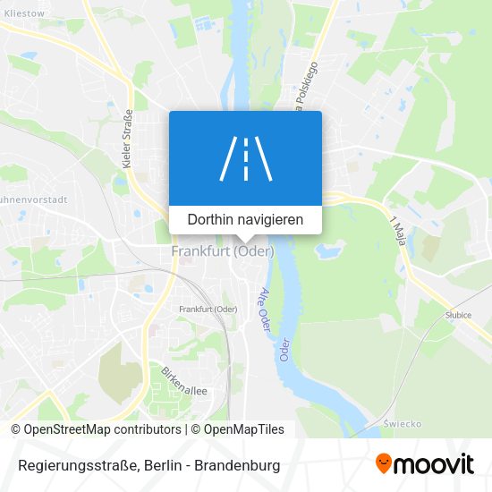 Regierungsstraße Karte
