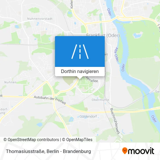 Thomasiusstraße Karte