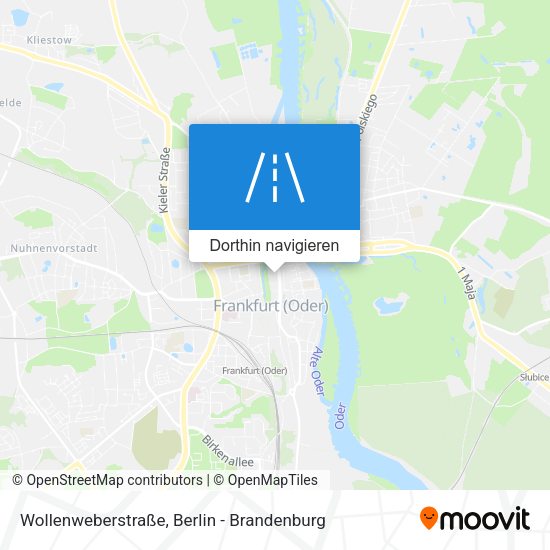 Wollenweberstraße Karte