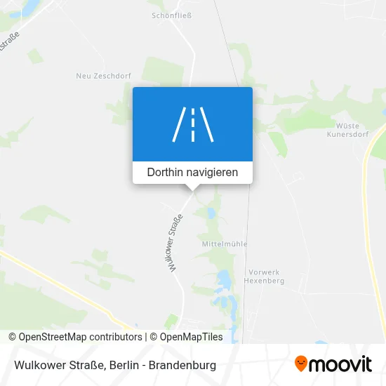 Wulkower Straße Karte