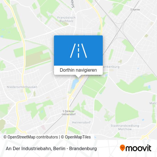 An Der Industriebahn Karte