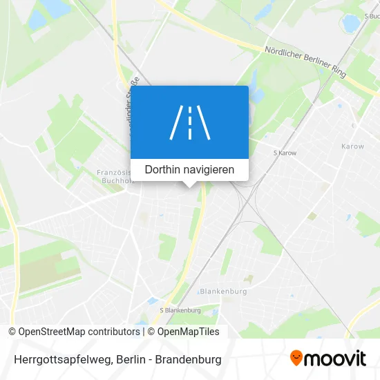 Herrgottsapfelweg Karte