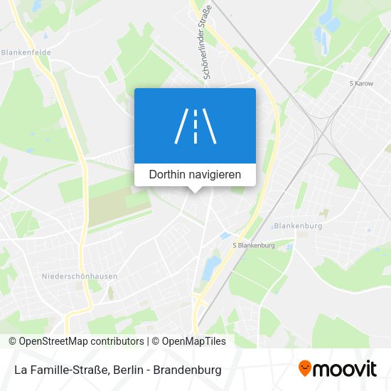La Famille-Straße Karte