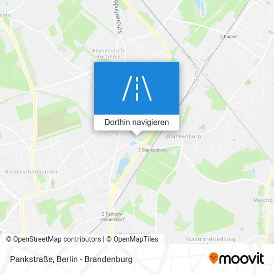 Pankstraße Karte