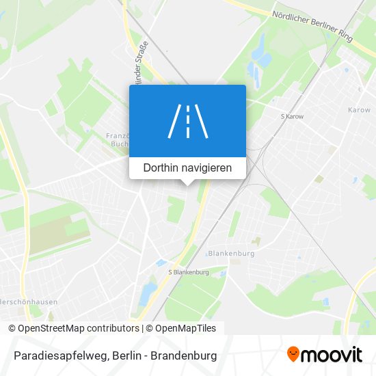 Paradiesapfelweg Karte